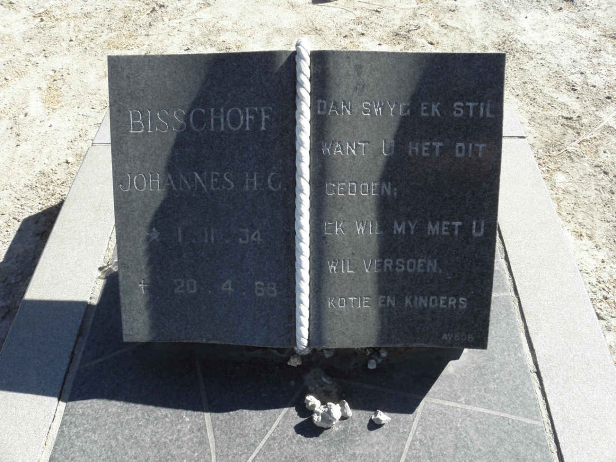 BISSCHOFF Johannes H.G. 1934-1968