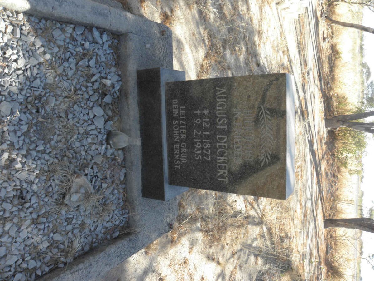 DECKERT August 1877-1935