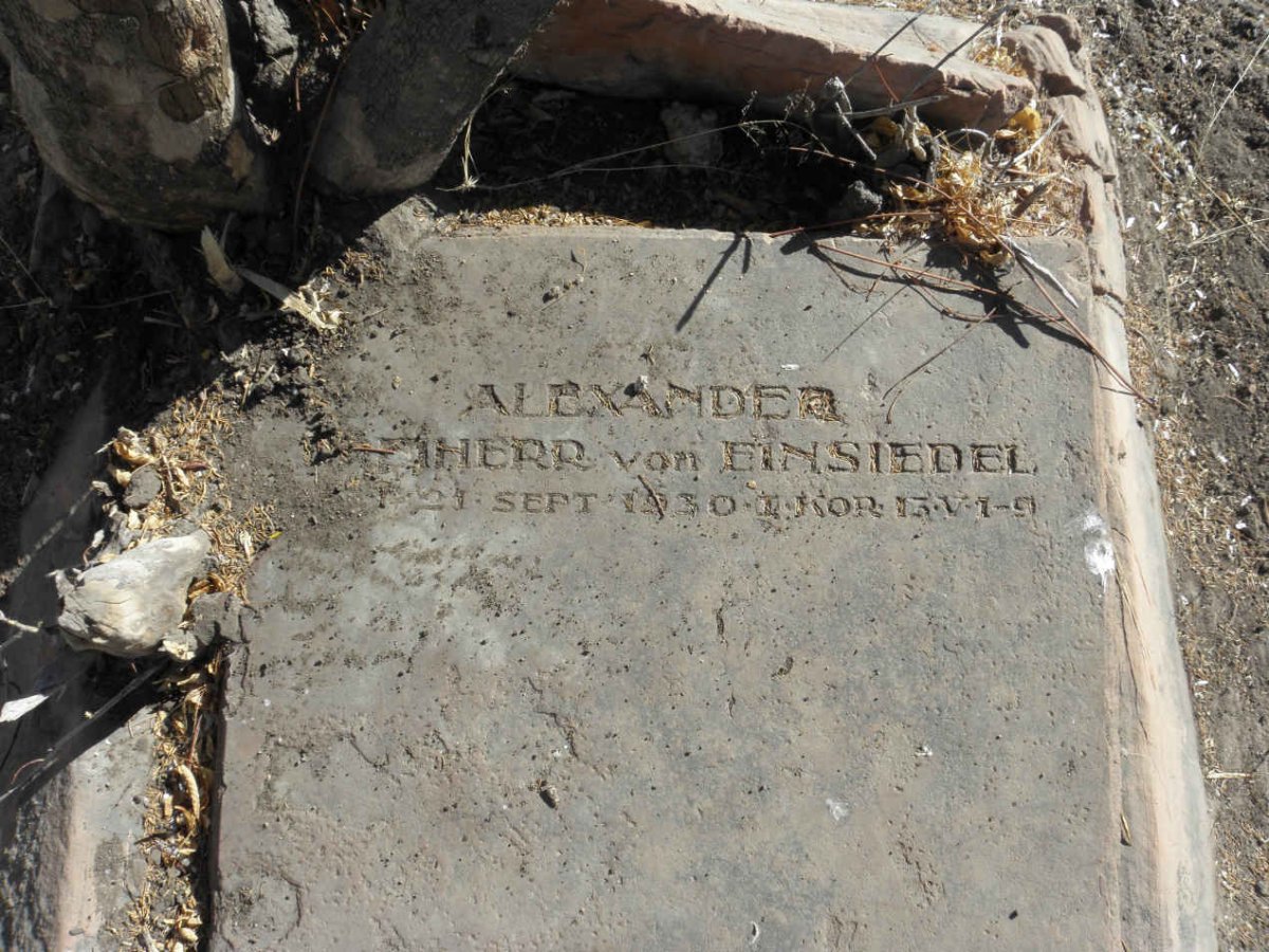 EINSIEDEL Alexander ?herr, von -1930