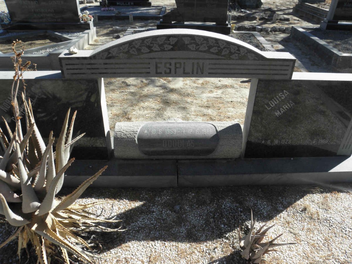 ESPLIN Norman Campbell 1924-1966 &amp; Louisa Maria 1928-1966 :: ESPLIN Douglas 1953-1966