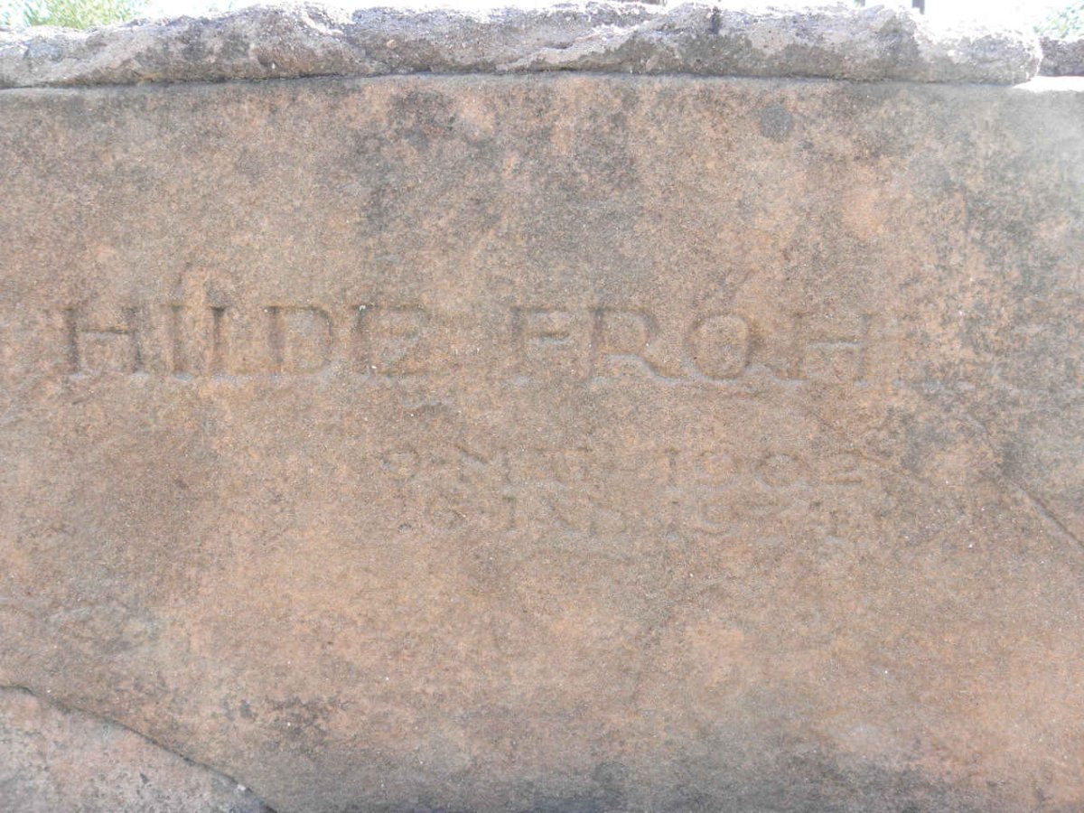 FROH? Hilde 1902-19??