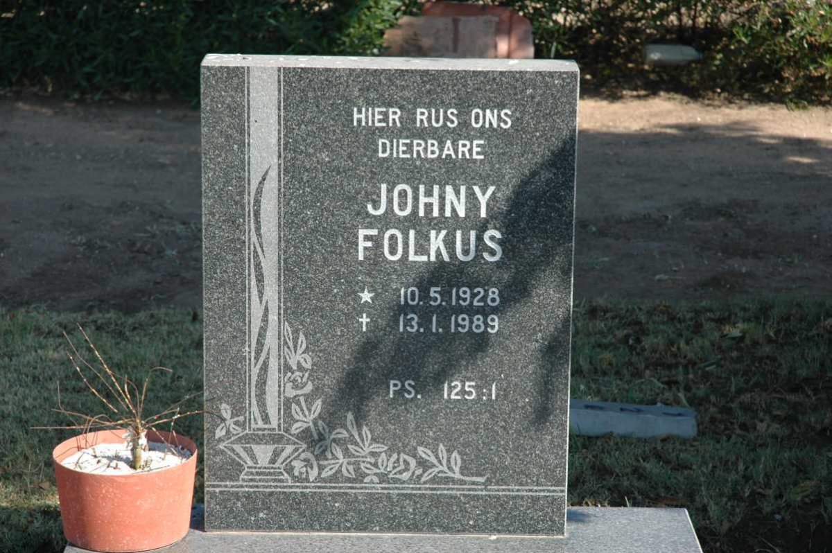FOLKUS Johny 1928-1989