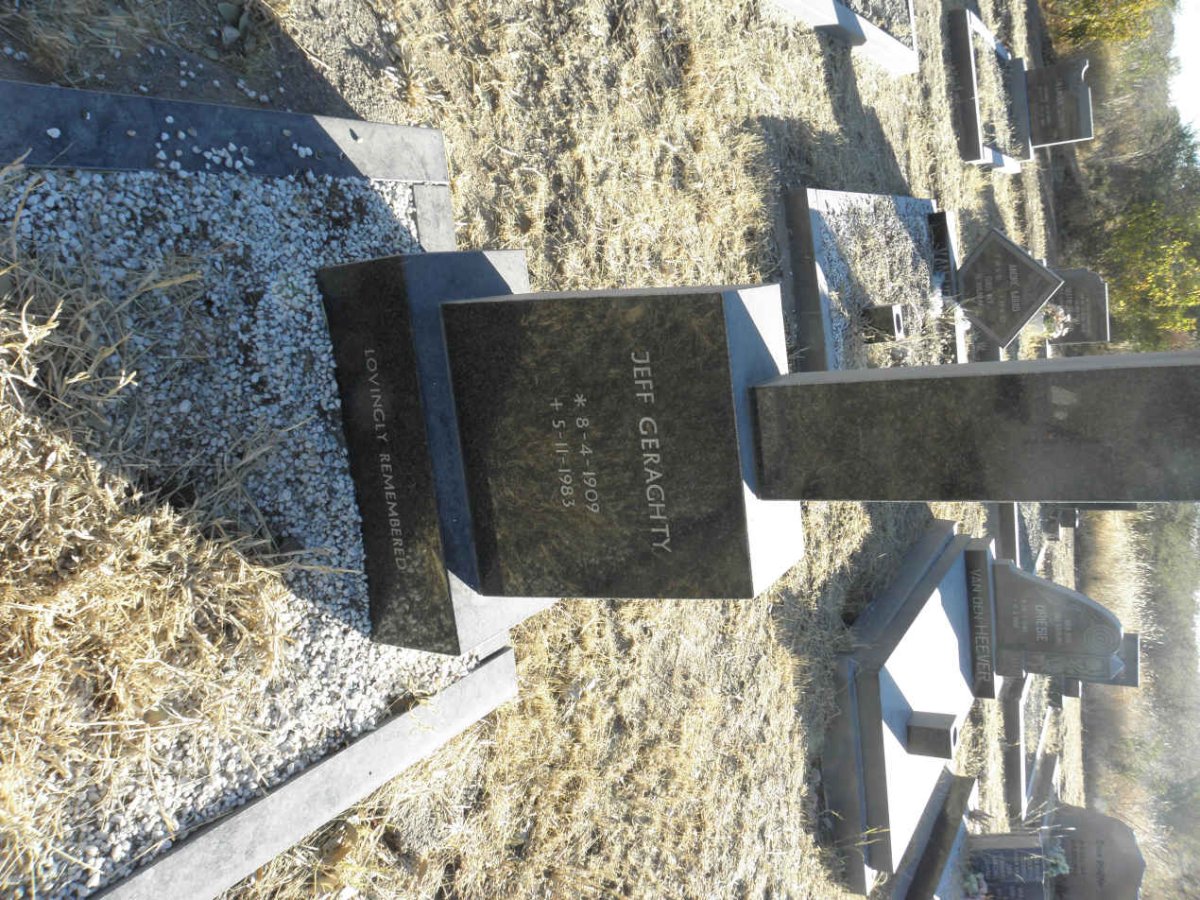 GERAGHTY Jeff 1909-1983