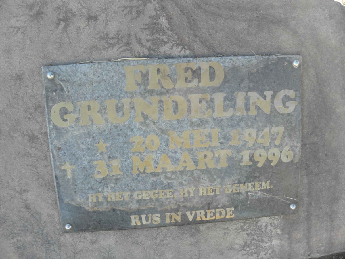 GRUNDELING Fred 1947-1996