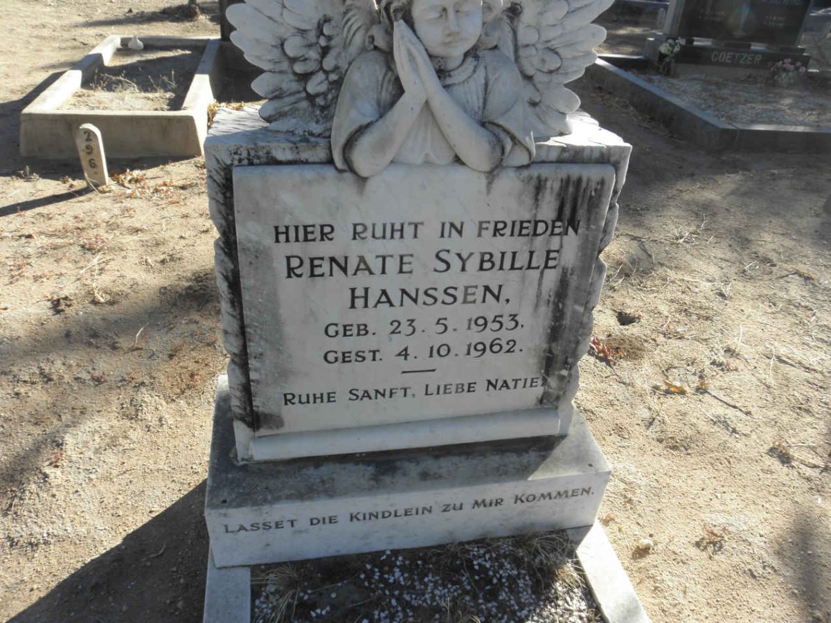 HANSSEN Renate Sybille 1953-1962