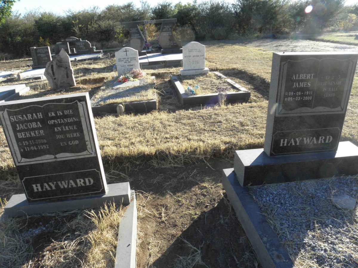 HAYWARD Albert James 1911-2000 &amp; Susarah Jacoba BEKKER 1906-1992