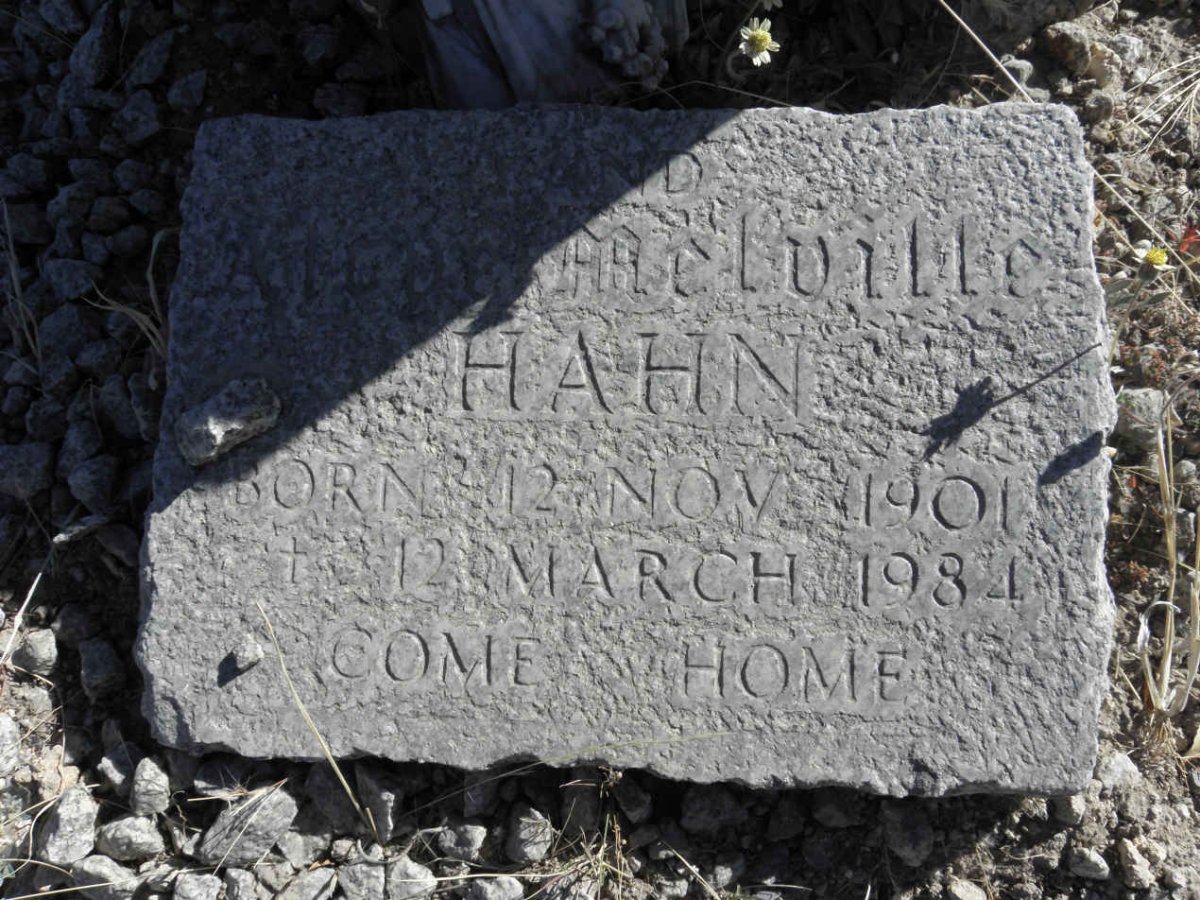 HAHN Carl Hugo Linsingen -1948 &amp; Alice Melville 1901-1984
