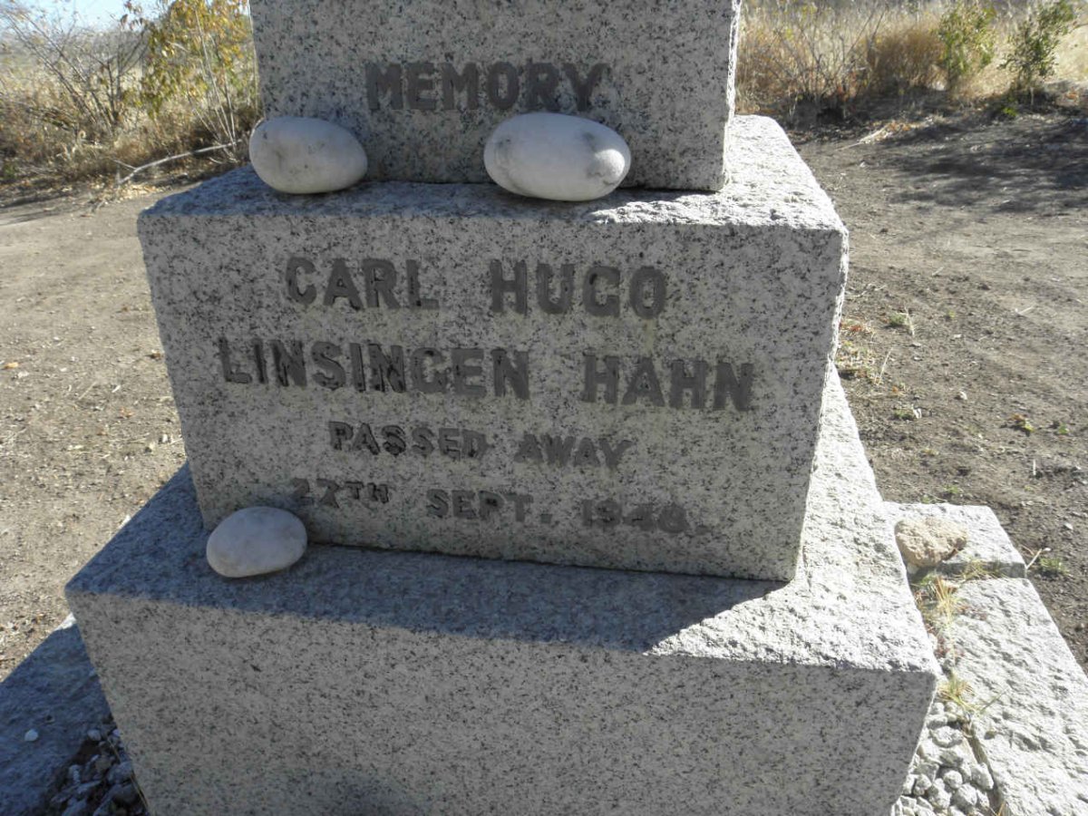 HAHN Carl Hugo Linsingen -1948 &amp; Alice Melville 1901-1984