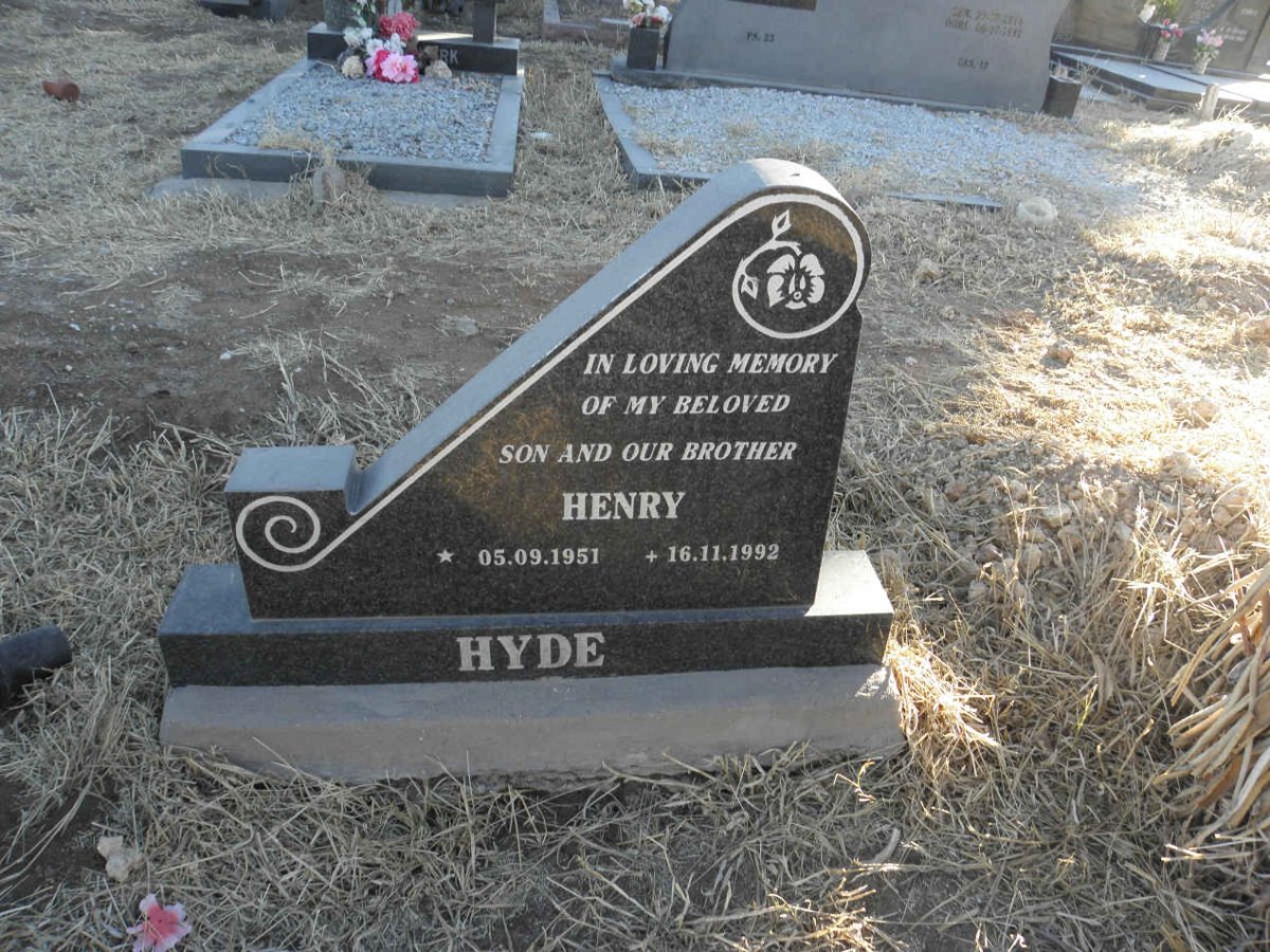 HYDE Henry 1951-1992