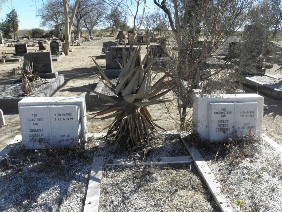 JOUBERT Gideon Petrus 1904-1968 &amp; Johanna Elizabeth 1907-1979
