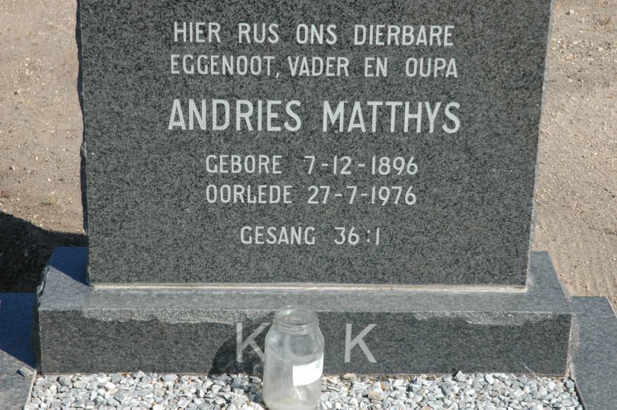 KOK Andries Matthys 1896-1976