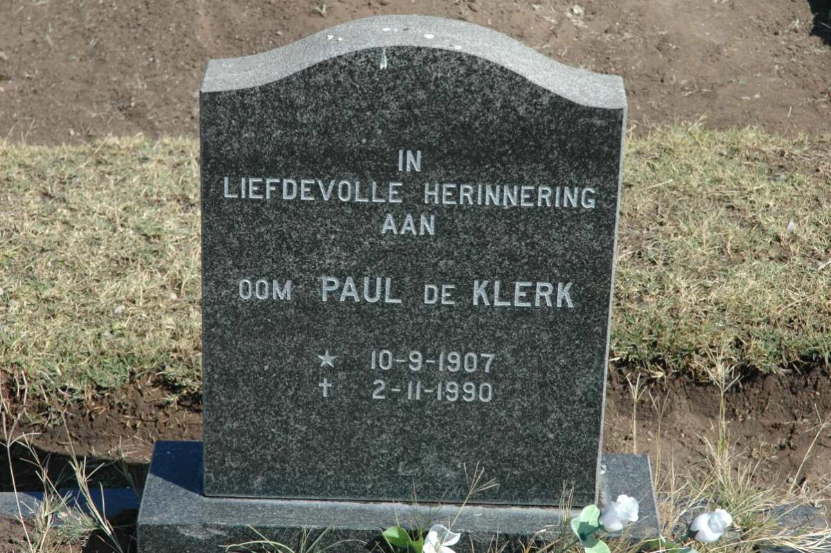 KLERK Paul, de 1907-1990