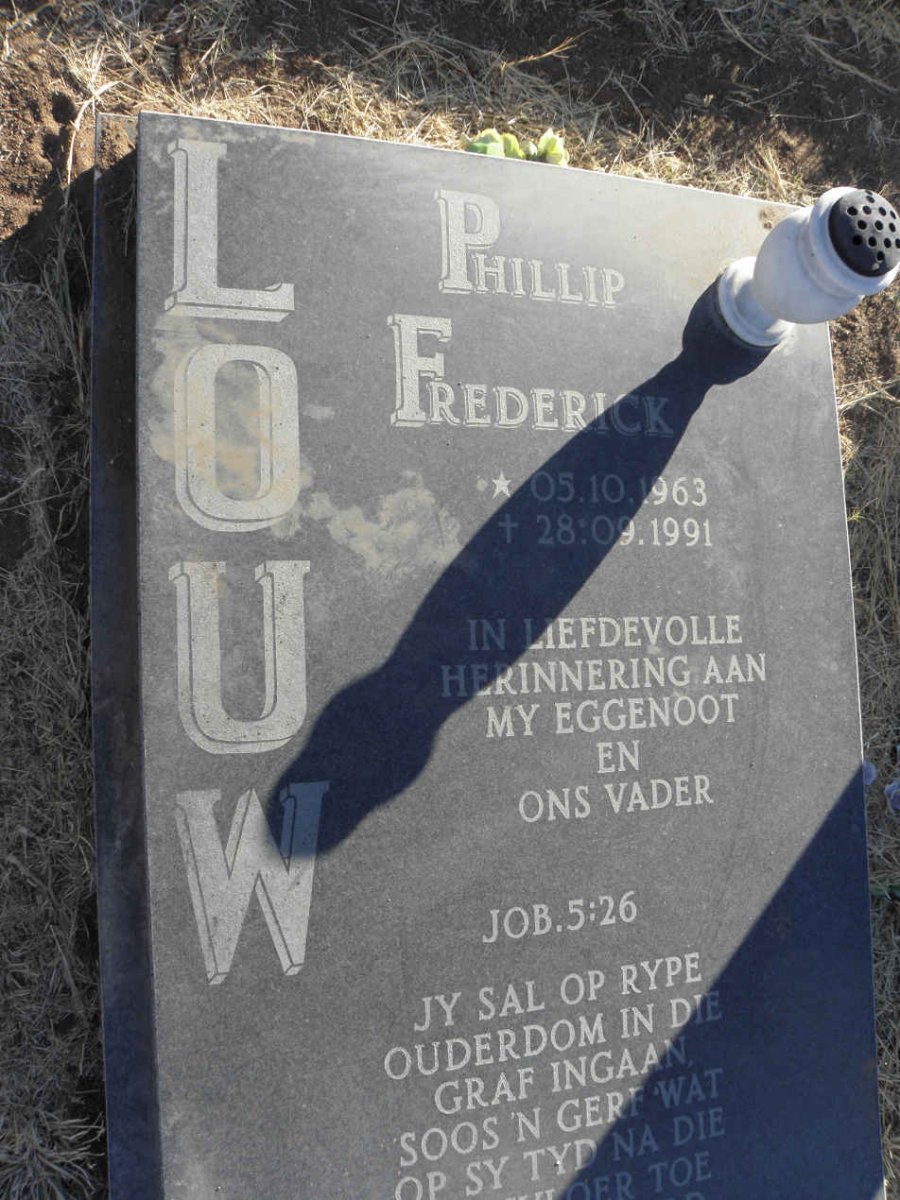 LOUW Phillip Frederick 1963-1991