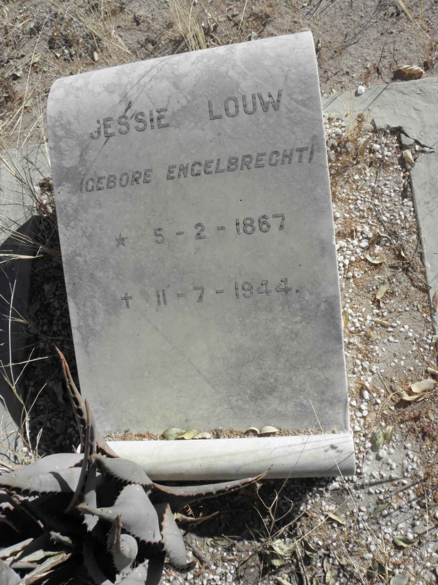 LOUW Jessie nee ENGELBRECHT 1867-1944