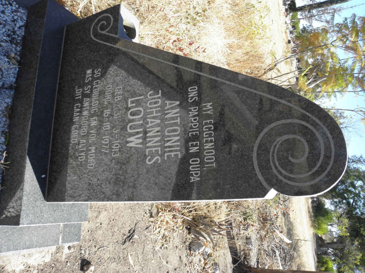 LOUW Antonie Johannes 1913-1977