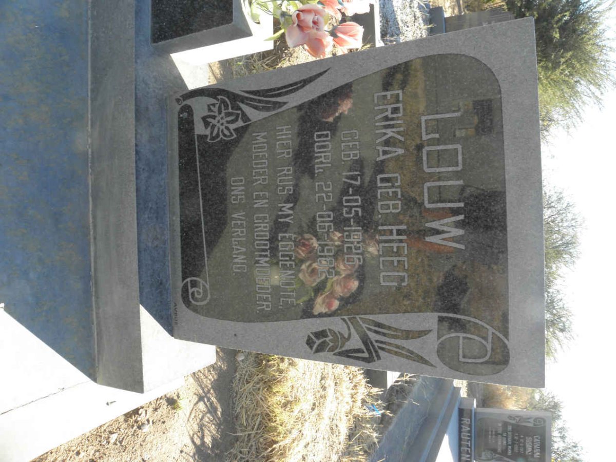 LOUW Erika HEEG 1926-1982