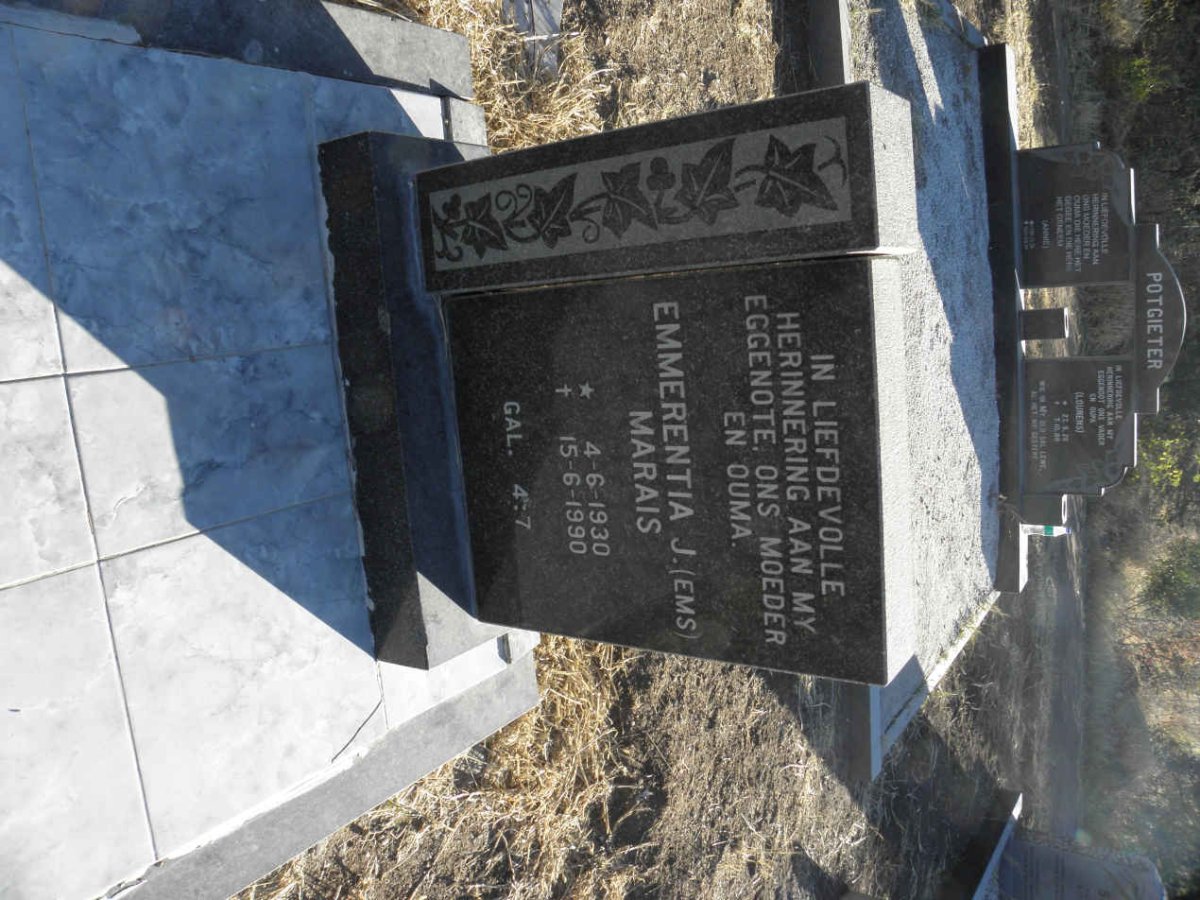 MARAIS Emmerentia J. 1930-1990