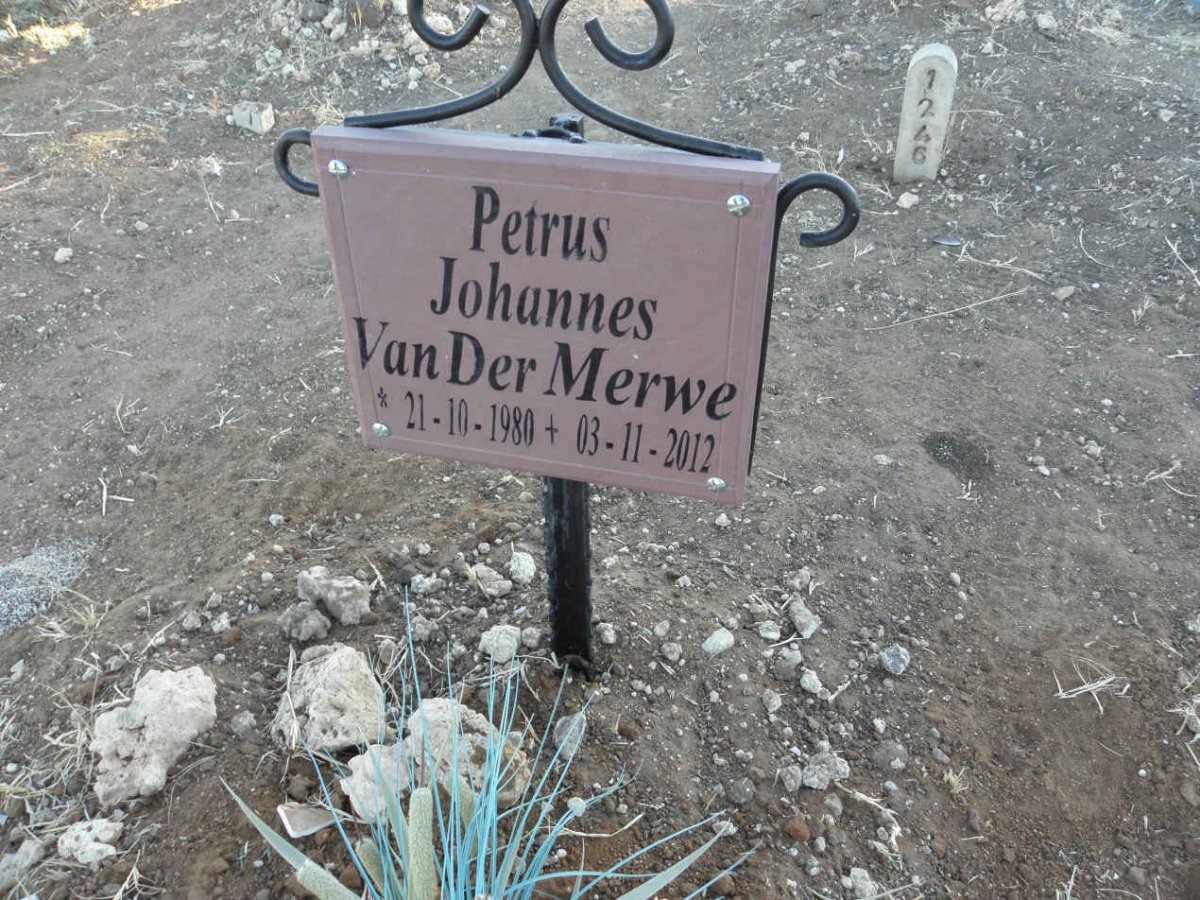 MERWE Petrus Johannes, van der 1980-2012
