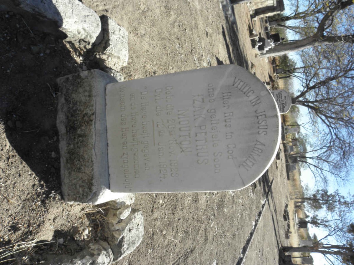 MOUTON Izak Petrus 1923-1924