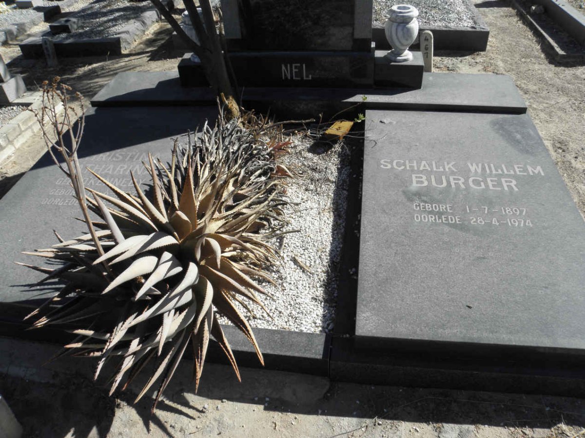 NEL Schalk Willem Burger 1897-1974 &amp; Christina Catharina O'KENNEDY 1907-1981