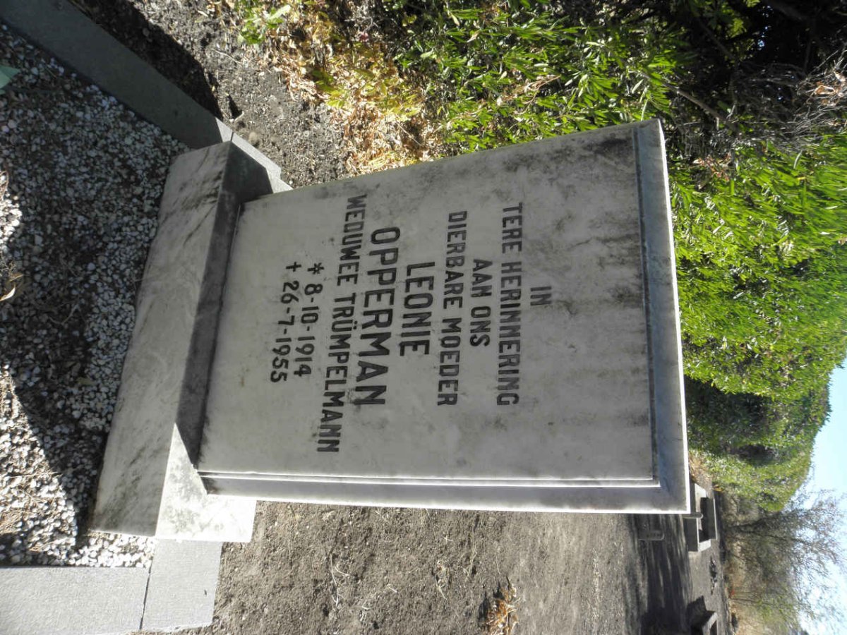 OPPERMAN Leonie voorheen TRUMPELMANN 1914-1955