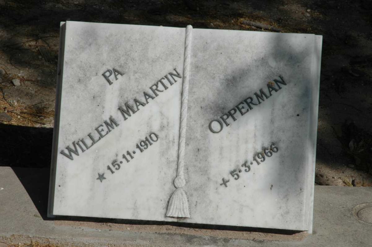 OPPERMAN Willem Maartin 1910-1966