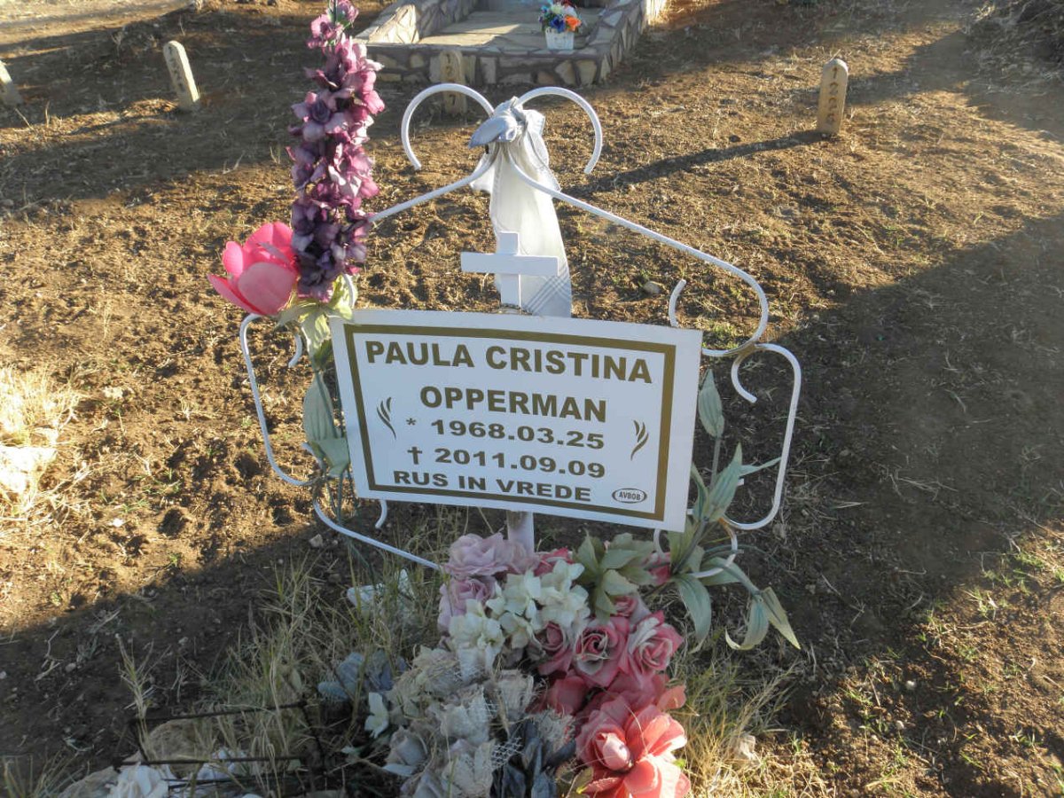 OPPERMAN Paula Cristina 1968-2011