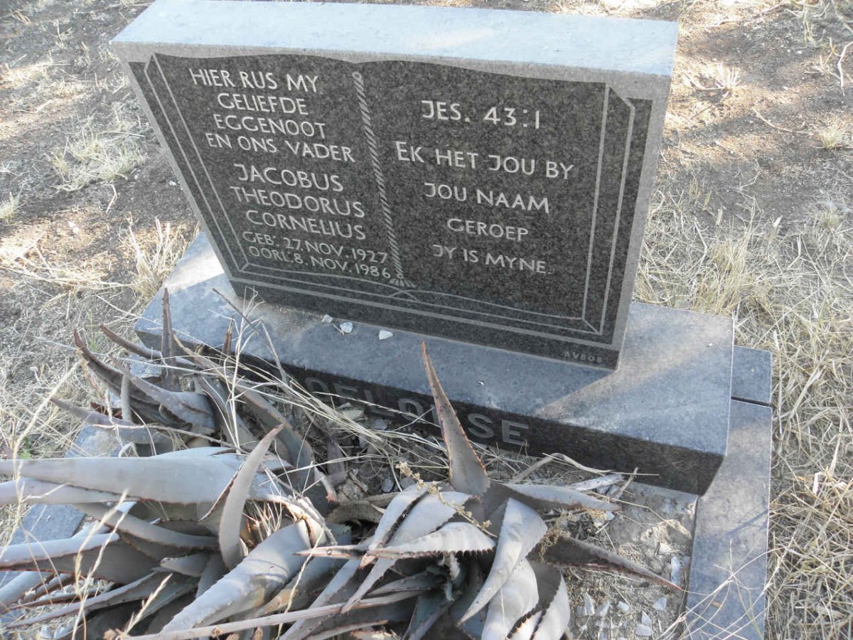 OELOFSE Jacobus Theodorus Cornelius 1927-1986
