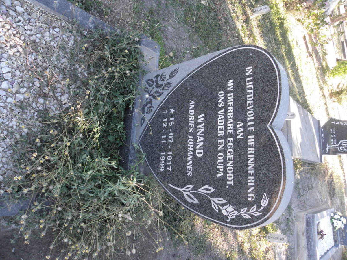 PIENAAR Wynand Andries Johannes 1917-1999