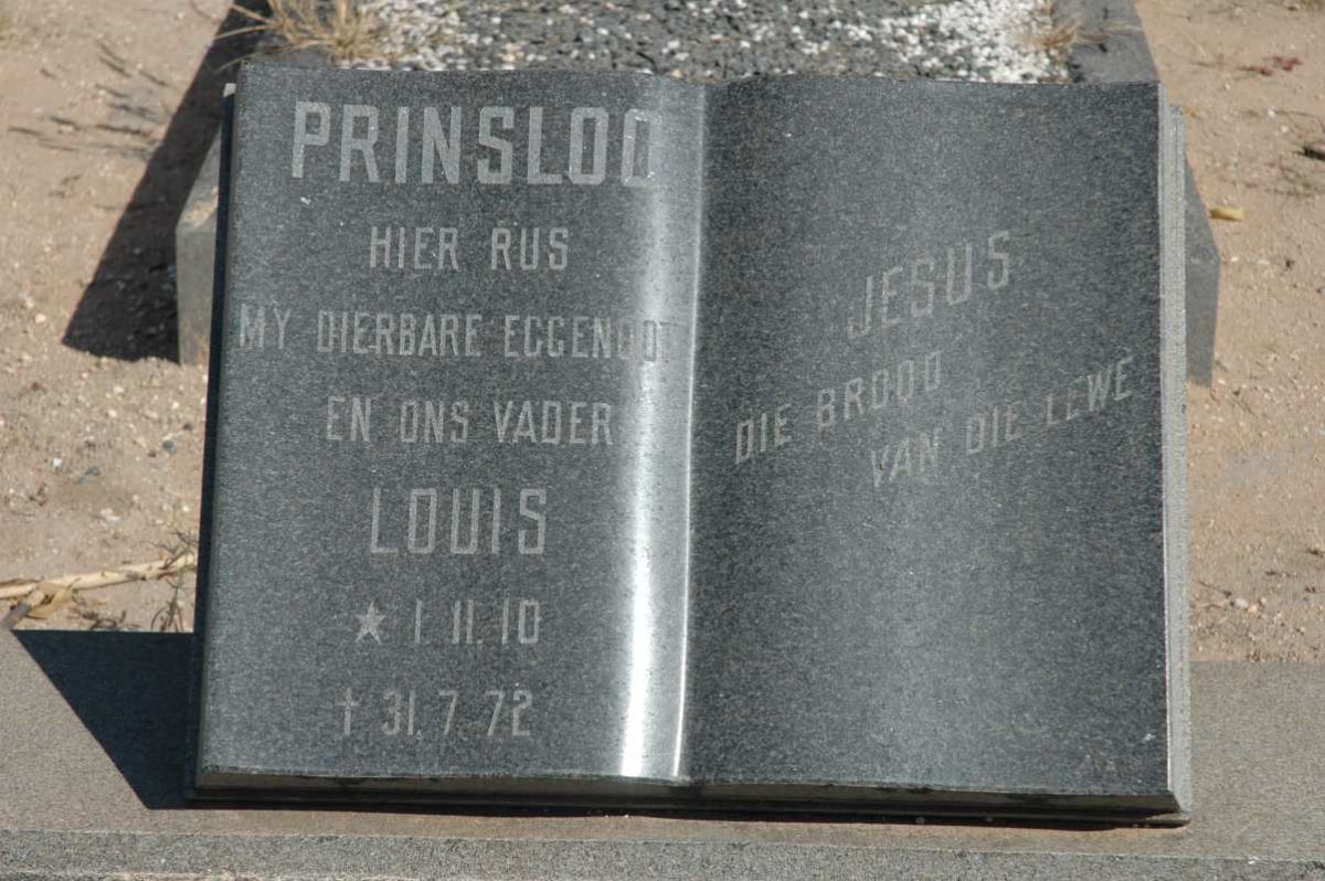 PRINSLOO Louis 1910-1972