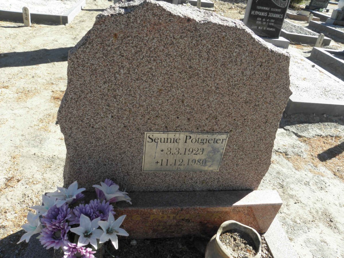 POTGIETER Seunie 1923-1980
