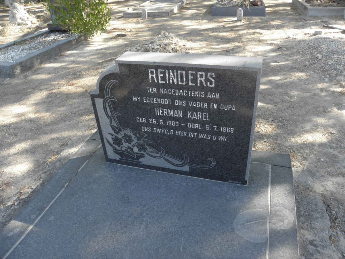 REINDERS Herman Karel 1903-1968