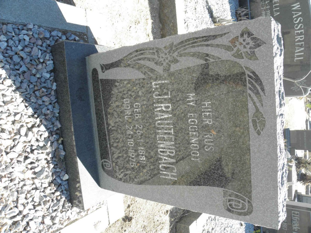 RAUTENBACH L.J. 1881-1975
