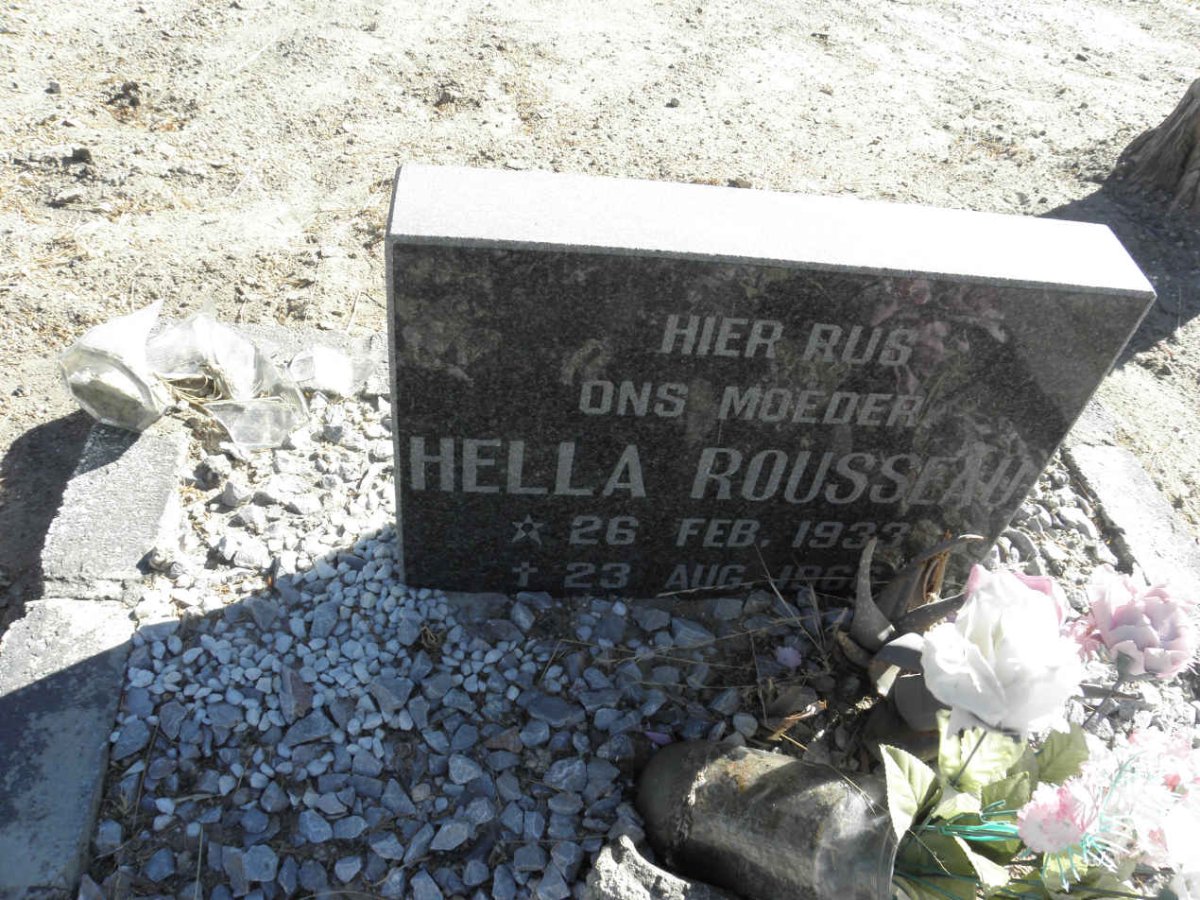 ROUSSEAU Bart 1930-1968 &amp; Hella 1933-196?