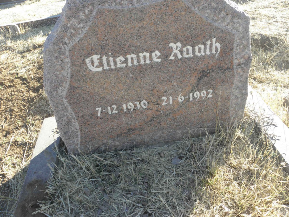 RAATH Etienne 1930-1992