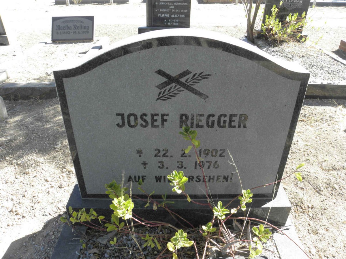 RIEGGER Josef 1902-1976