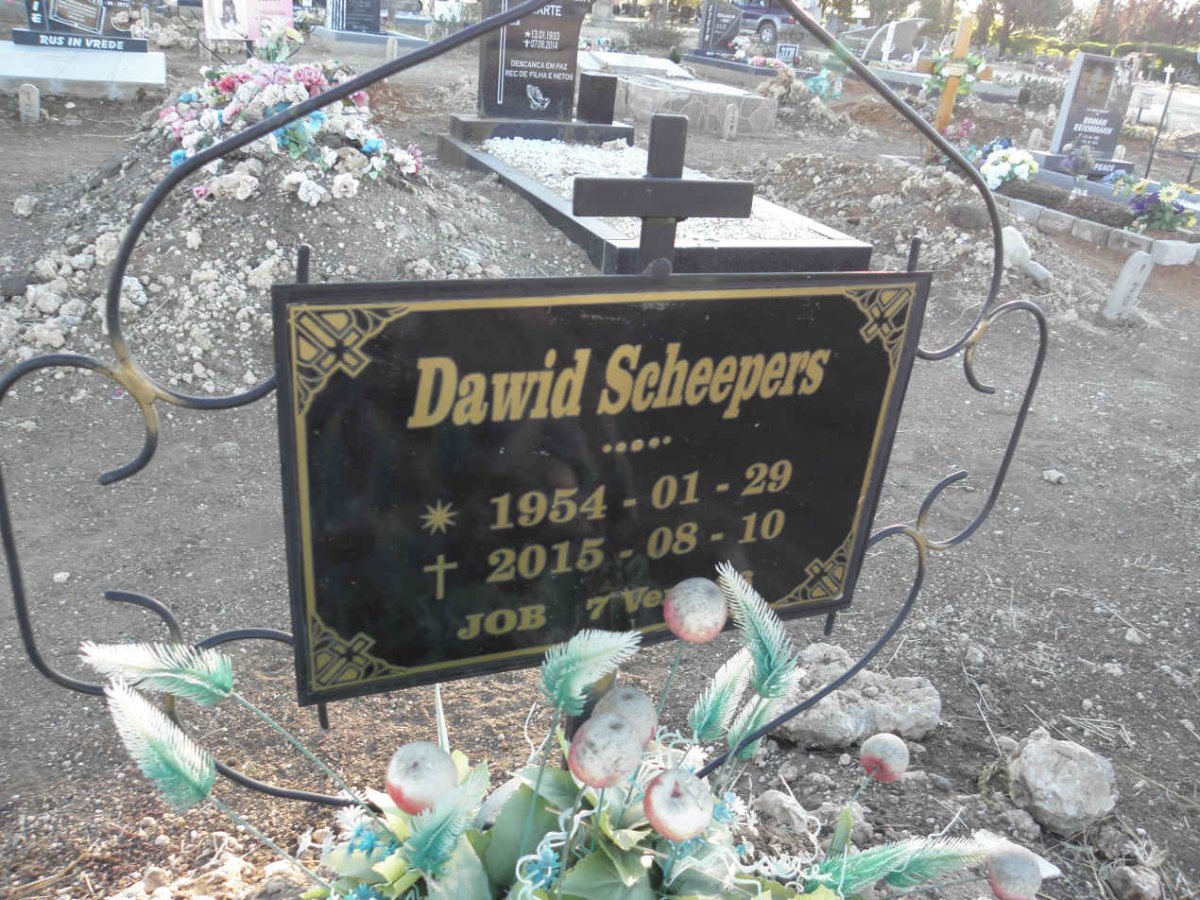 SCHEEPERS Dawid 1954-2015