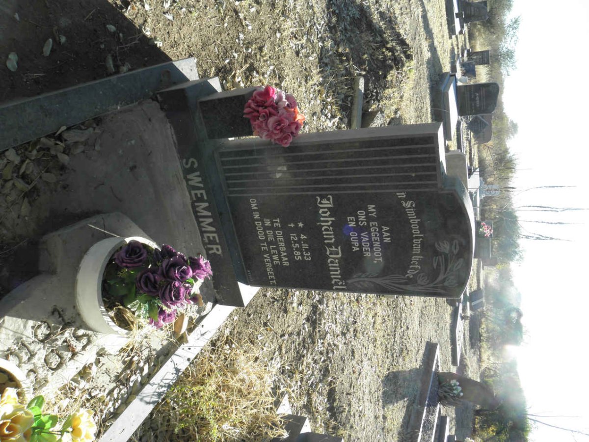 SWEMMER Johan Daniel 1933-1985