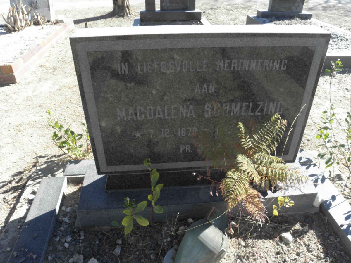 SCHMELZING Magdalena 1878-