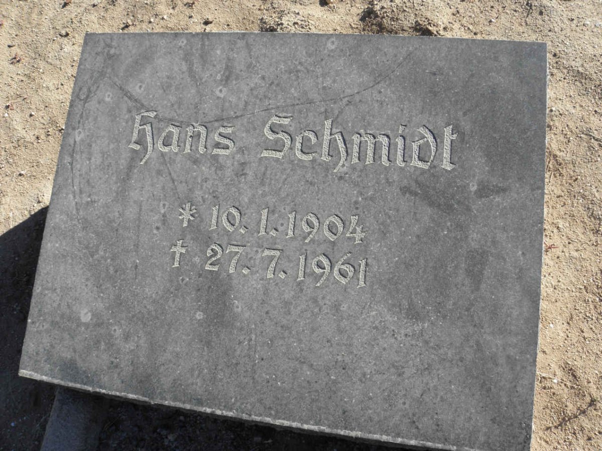 SCHMIDT Hans 1904-1961