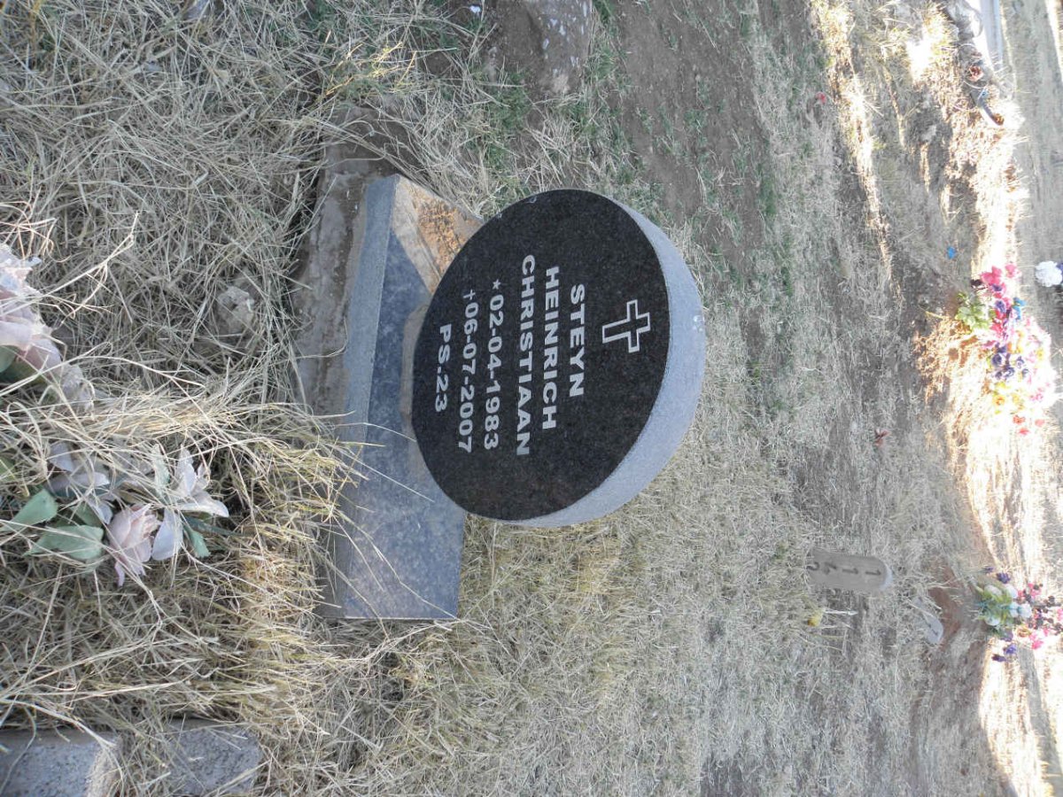 STEYN Heinrich Christiaan 1983-2007