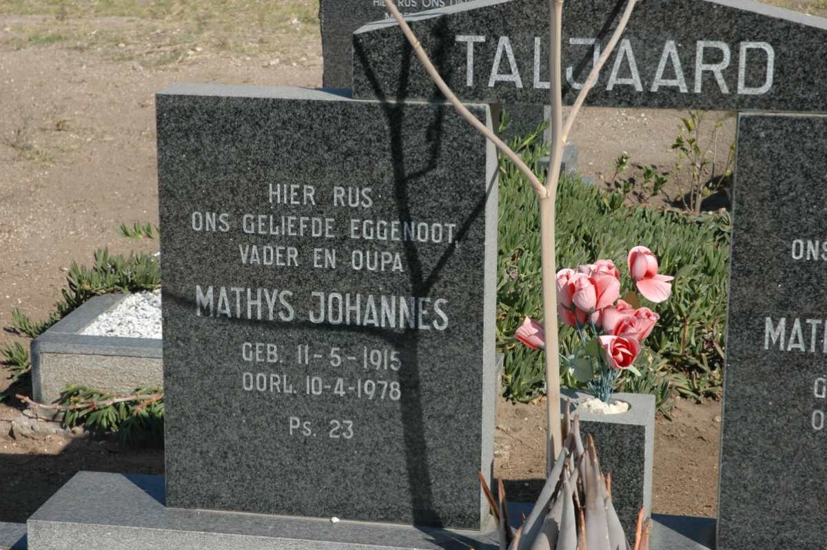 TALJAARD Mathys Johannes 1915-1978