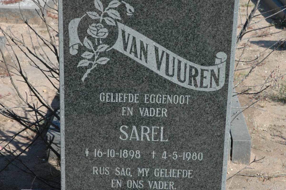 VUUREN Sarel, van 1898-1980