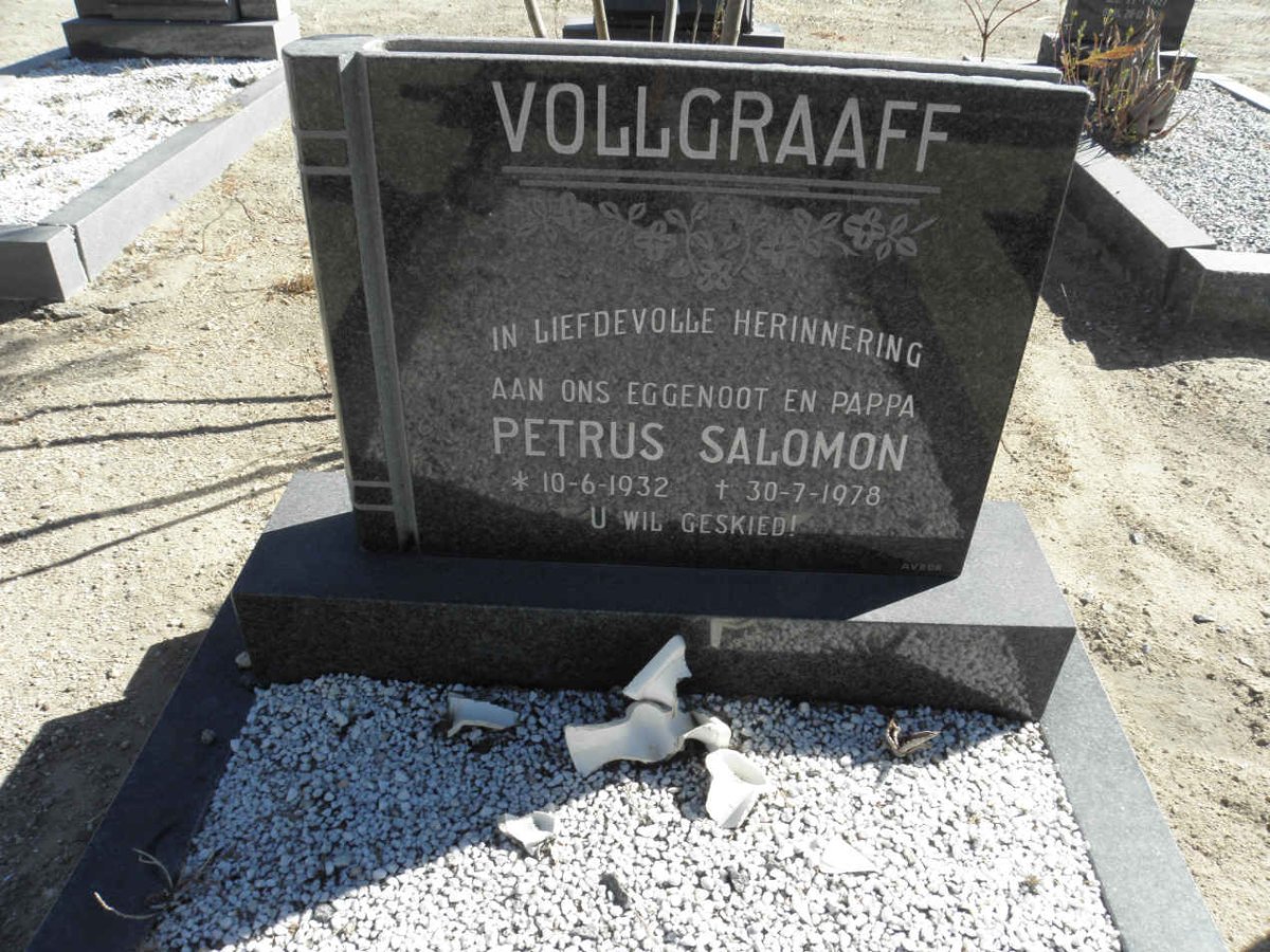 VOLLGRAAFF Petrus Salomon 1932-1978