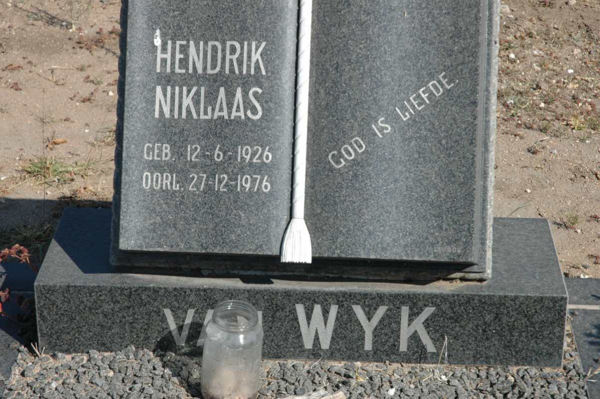 WYK Hendrik Niklaas, van 1926-1976