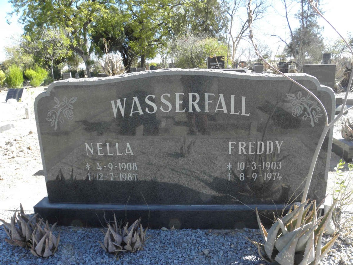 WASSERFALL Freddy 1903-1974 &amp; Nella 1908-1987