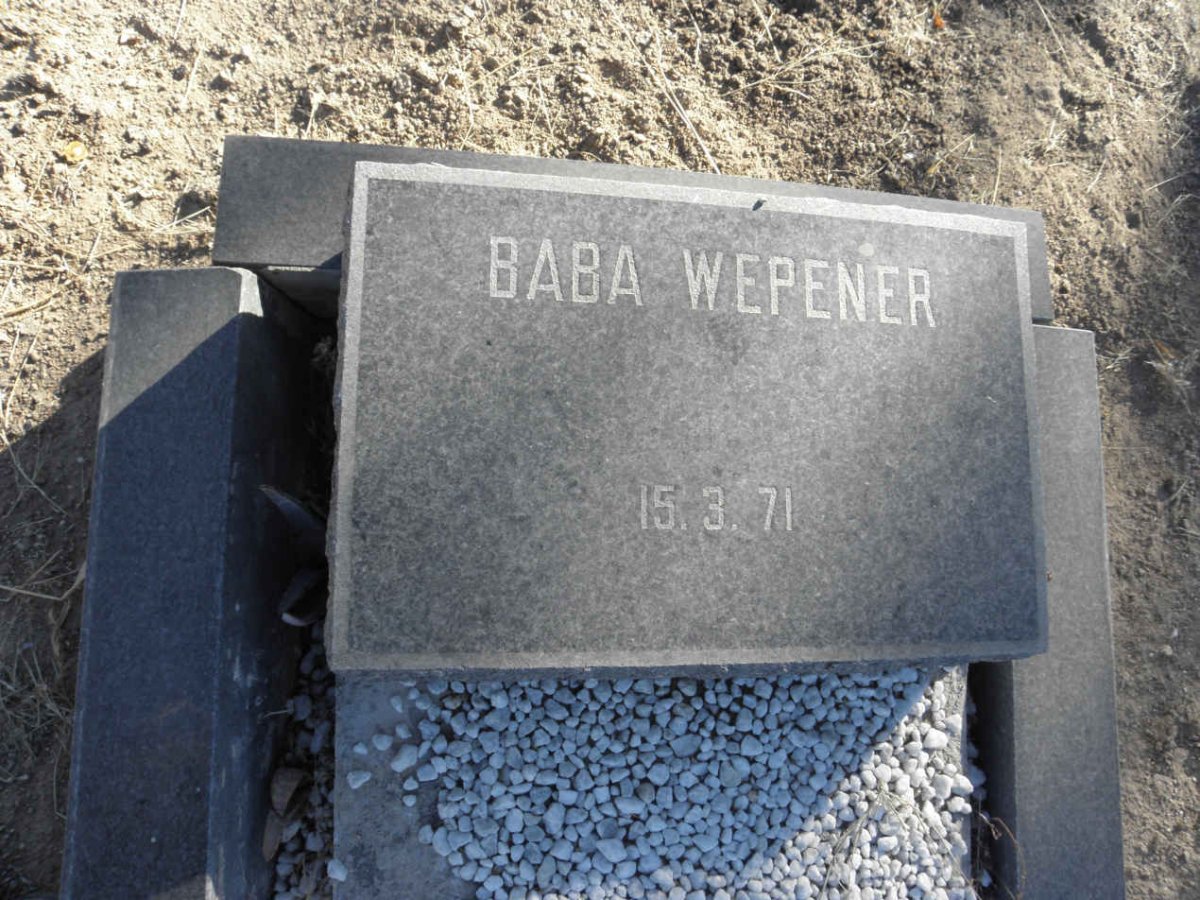 WEPENER Baba -1971