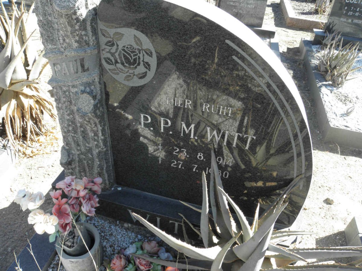 WITT P.P.M. 1914-19?0
