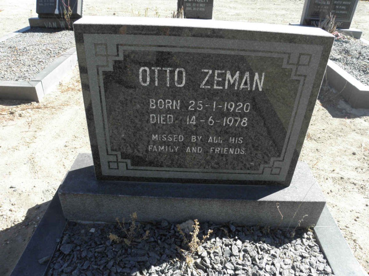 ZEMAN Otto 1920-1978