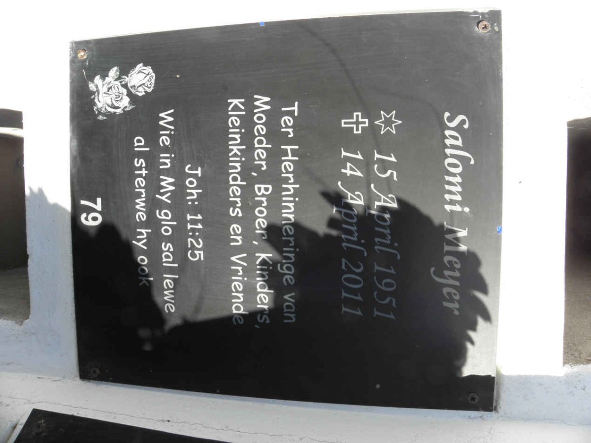 MEYER Salomi 1951-2011